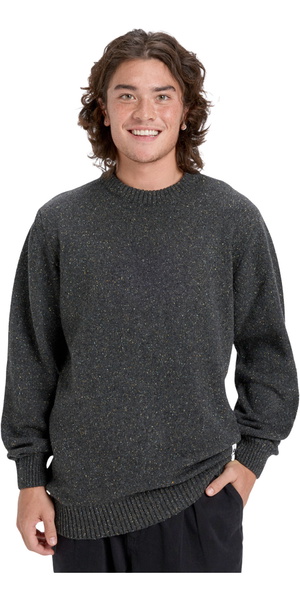 2026 Quiksilver Hombres Jersey Neppy De Punto Fino EQYSW03325 - Tarmac